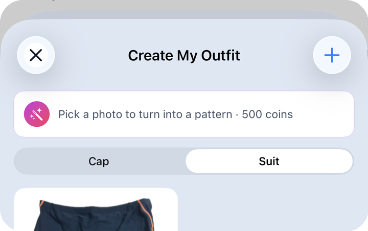 Closet — suit / cap list
