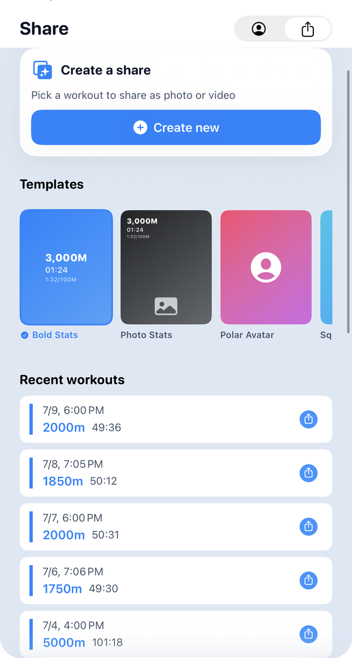 Session video share UI — aspect, length